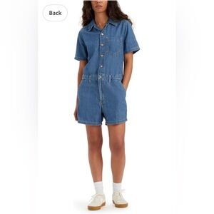 NWT Levi’s jean Denim Short Romper